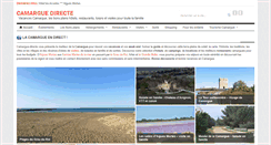 Desktop Screenshot of camargue-directe.com