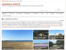 Tablet Screenshot of camargue-directe.com